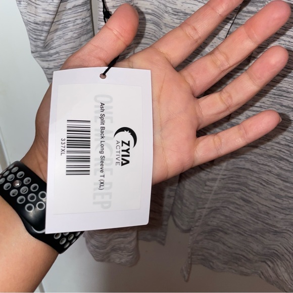 Zyia Tops | Zyia Active Split Tie Long Sleeve Top XL - Picture 6 of 6